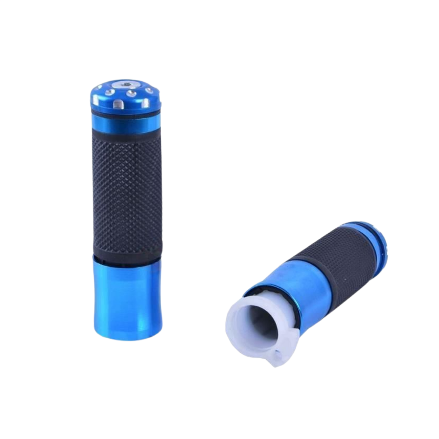 Motosiklet Elciği Swan Gaz Borusu Dahil - Takım - Mavi