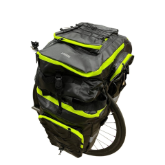 XBYC 889 Tur Heybesi Toplam 75 Litre - Siyah- Sarı Çizgili