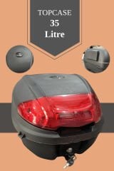 Motosiklet Arka Çanta 35 Litre Sırt Dayamalı 4 Farklı Renk