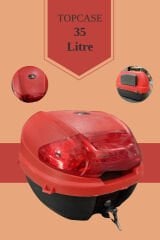 Motosiklet Arka Çanta 35 Litre Sırt Dayamalı 4 Farklı Renk