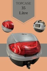 Motosiklet Arka Çanta 35 Litre Sırt Dayamalı 4 Farklı Renk