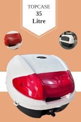 Motosiklet Arka Çanta 35 Litre Sırt Dayamalı 4 Farklı Renk