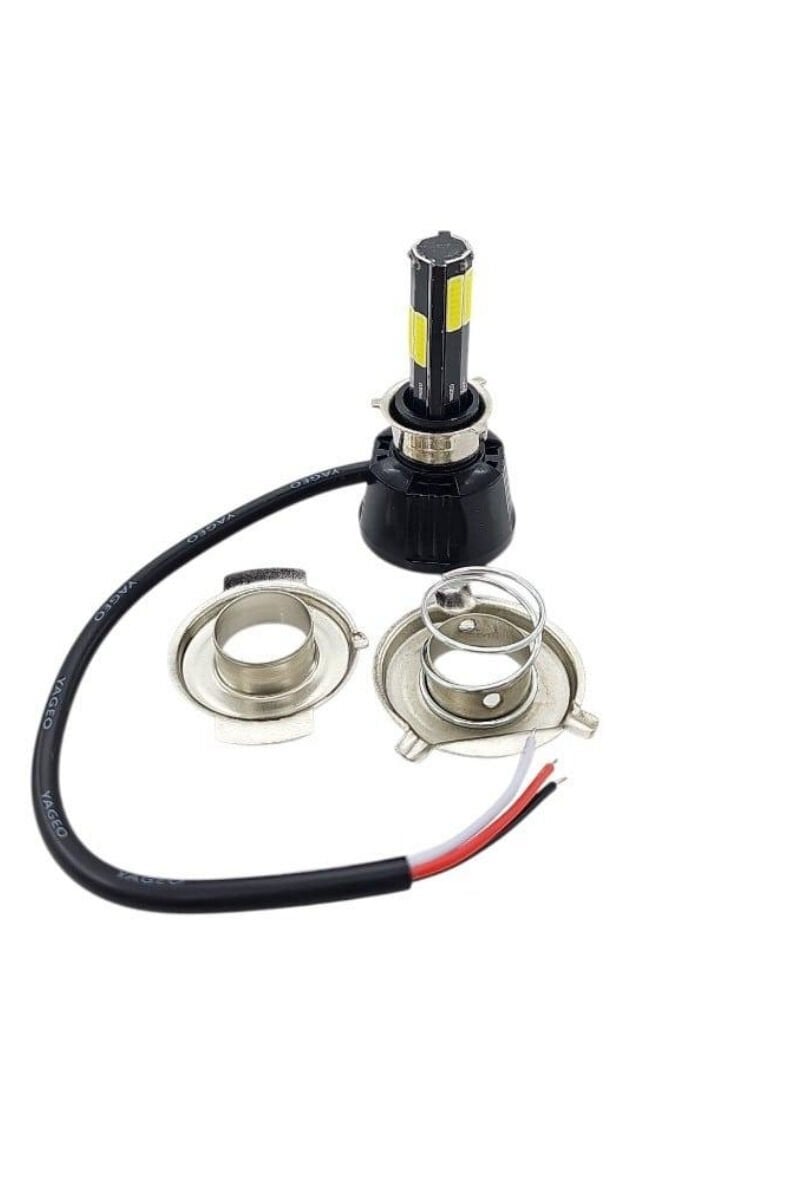 Led Xenon Fanlı H4/Bosh Tip /H7 Uyumlu Beyaz 6500LM