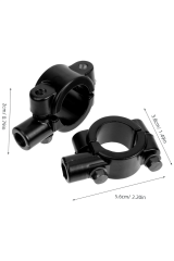 eBike Ayna Tutucu 10MM - Bisiklet Ayna Tutucu - Sis Farı Tutucu 2  Adet