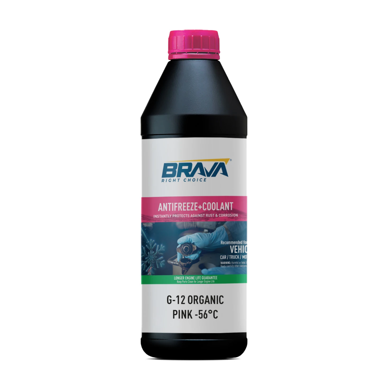 Brava Organik G-12 Antifriz Pembe - 56c