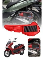 HONDA PCX Uyumlu KIRMIZI Temizlenebilir Performans Hava Filtresi (2021-2026)